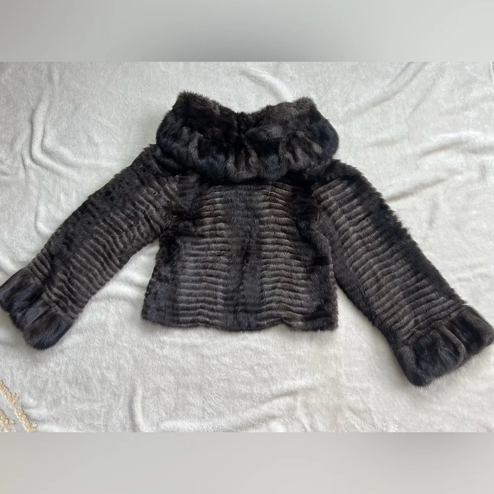 Beautiful genuine mink coat - IT size 44 - Picture 3 of 10
